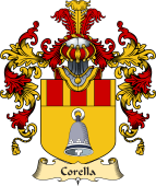 Italian Family Coat of Arms (v.25a) Corella