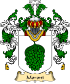 Italian Family Coat of Arms (v.25a) Moroni