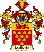 French Family Coat of Arms (v.25) Malherbe