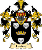 Irish Family Coat of Arms (v.25a) Lyndon or Glindon