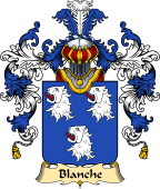 French Family Coat of Arms (v.25) Blanche