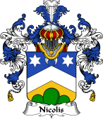 Italian Family Coat of Arms (v.25b) Nicolis