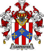 Irish Family Coat of Arms (v.25b) Carpenter