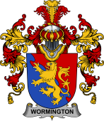 Irish Family Coat of Arms (v.25b) Wormington