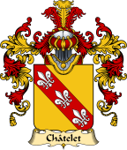 French Family Coat of Arms (v.25) Châtelet