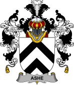 Irish Family Coat of Arms (v.25b) Ashe