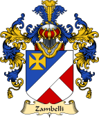 Italian Family Coat of Arms (v.25a) Zambelli