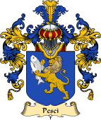 Italian Family Coat of Arms (v.25a) Pesci