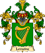 French Family Coat of Arms (v.25) Lemoine (Moine le)