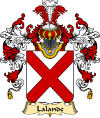 French Family Coat of Arms (v.25) Lande ( de la)