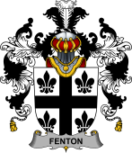 Irish Family Coat of Arms (v.25b) Fenton