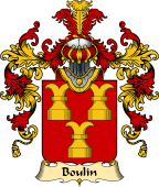 French Family Coat of Arms (v.25) Boulin