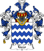 Italian Family Coat of Arms (v.25b) Tocco or Tocci