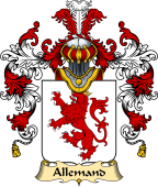 French Family Coat of Arms (v.25) Allemand