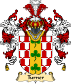 Irish Family Coat of Arms (v.25a) Turner