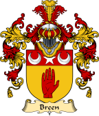 Irish Family Coat of Arms (v.25a) Breen