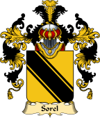 French Family Coat of Arms (v.25) Sorel