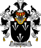 Irish Family Coat of Arms (v.25b) Forstall