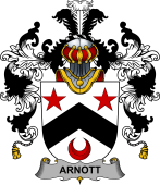 Irish Family Coat of Arms (v.25b) Arnott