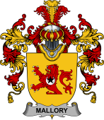 Irish Family Coat of Arms (v.25b) Mallory