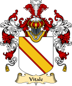 Italian Family Coat of Arms (v.25a) Vitale