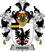 Irish Family Coat of Arms (v.25b) Perkins