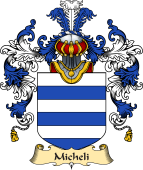 Italian Family Coat of Arms (v.25a) Micheli