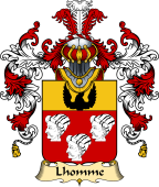 French Family Coat of Arms (v.25) Lhomme (Homme l