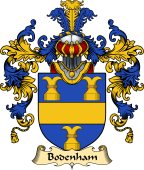 Welsh Family Coat of Arms (v.25) Bodenham (of Rotherwas, Hereforshire)