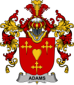 Irish Family Coat of Arms (v.25b) Adams
