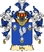 French Family Coat of Arms (v.25) Jolly or Joly