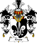German Wappen Coat of Arms (v.25) Knopp
