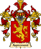 French Family Coat of Arms (v.25) Aspremont