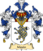Italian Family Coat of Arms (v.25a) Mosto