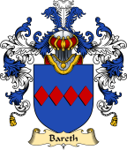 Irish Family Coat of Arms (v.25a) Bareth