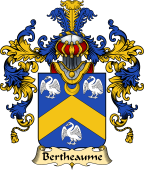 French Family Coat of Arms (v.25) Bertheaume