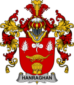 Irish Family Coat of Arms (v.25b) Hanraghan or O