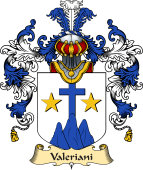 Italian Family Coat of Arms (v.25a) Valeriani