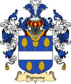 Italian Family Coat of Arms (v.25a) Pignone