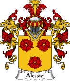 Italian Family Coat of Arms (v.25b) Alessio