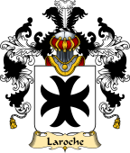 French Family Coat of Arms (v.25) Roche (de la)