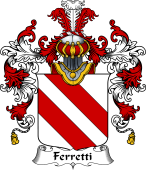 Italian Family Coat of Arms (v.25b) Ferretti