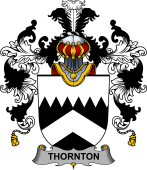 Irish Family Coat of Arms (v.25b) Thornton