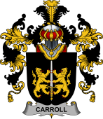 Irish Family Coat of Arms (v.25b) Carroll or O