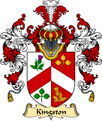 Irish Family Coat of Arms (v.25a) Kingston