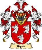 Irish Family Coat of Arms (v.25a) Ryan or O
