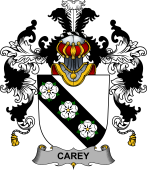 Irish Family Coat of Arms (v.25b) Carey or Cary