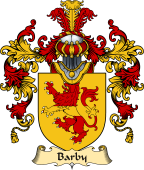 Irish Family Coat of Arms (v.25a) Barby