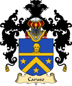 Italian Family Coat of Arms (v.25a) Caruso