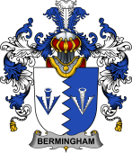 Irish Family Coat of Arms (v.25b) Bermingham